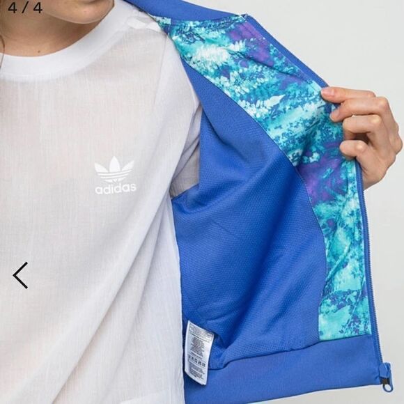Adidas Originals Women’s Ocean Elements Track Jacket Size Small - Picture 2 of 12